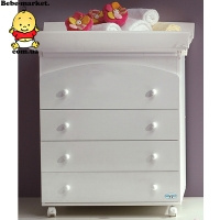 Пеленальный комод Baby Italia BabyBath WHITE